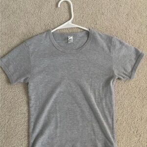 LA Apparel Cotton Baby Rib T-Shirt